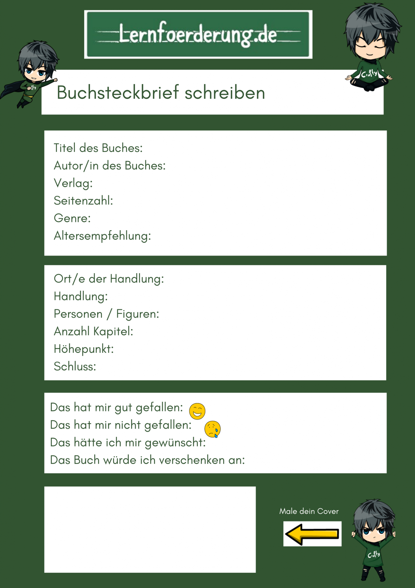 Buchsteckbrief Schreiben: Kinderleichte Anleitung Für Dich - Dipl. Päd ...