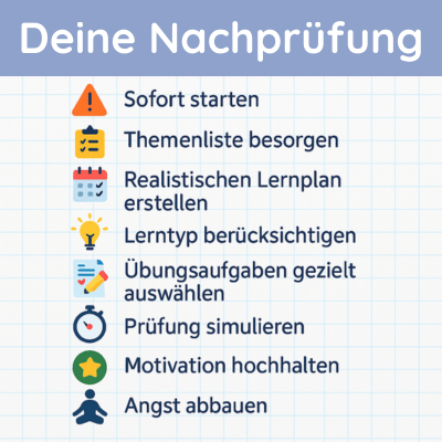 Nachprüfung Tipps Grafik